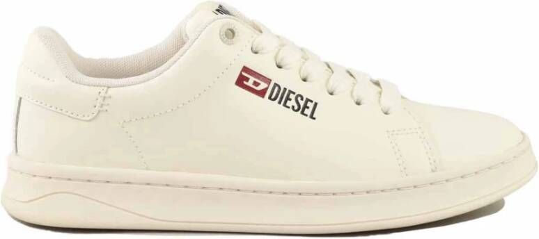 Diesel Leren Sneakers White Dames