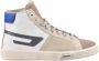 Diesel Moderne Leren Sneakers White Heren - Thumbnail 1