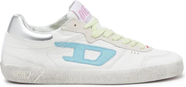 Diesel S-Leroji Low W Pastel leather and suede sneakers Multicolor Dames