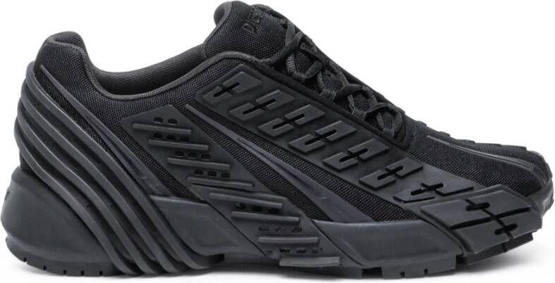 Diesel S-Prototype Low W Sneakers in mesh and rubber Black Dames