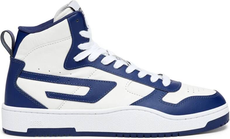 Diesel S-Ukiyo V2 Mid High-top sneakers with D branding Blue Heren