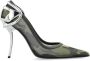 Diesel Schoenen met hak D-Ten Green Dames - Thumbnail 1