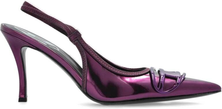 Diesel Schoenen met hak D-Venus Purple Dames