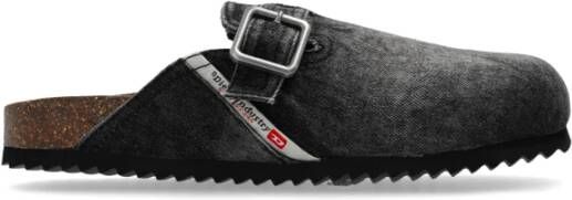 Diesel Slides D-Woodstock Gray Heren