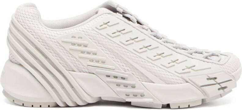 Diesel Sneakers in mesh en rubber White Heren