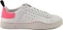 Diesel Leren Sneakers met Rubberen Zool White Dames - Thumbnail 3