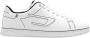 Diesel Witte Leren Sneakers met Gekleurd Patroon White Heren - Thumbnail 1