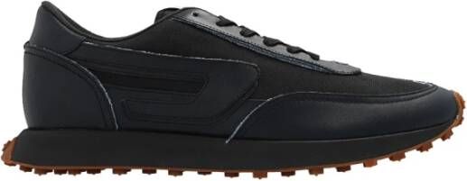 Diesel Lage Top Leren Sneakers Black Heren