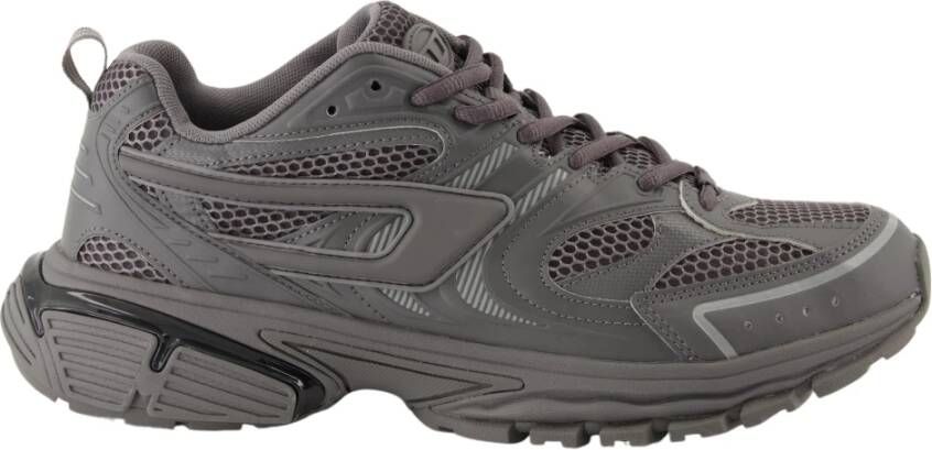 Diesel Sportieve Mesh Sneakers Pro-X1 Gray Heren