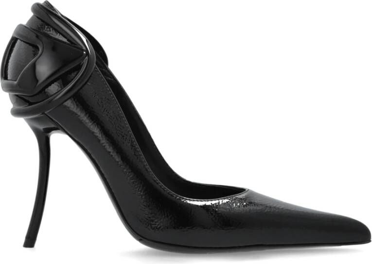 Diesel Stilettos D-Ten Half Black Dames