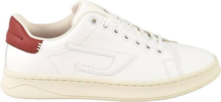 Diesel Witte Bordeaux Sneakers voor Dames White Dames