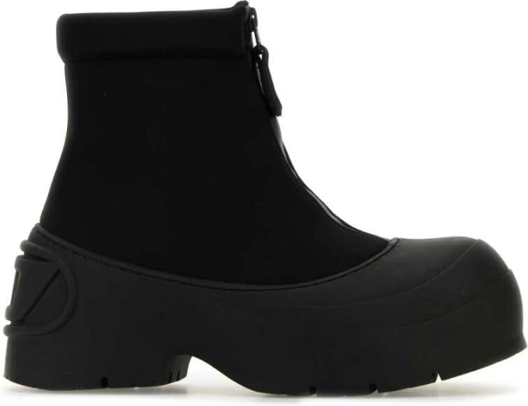 Diesel Zwarte Nylon Enkellaarzen Black Heren