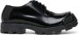 Diesel Zwarte Veterschoenen met Logo van Leer Black Heren - Thumbnail 1