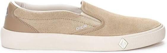 Dior Beige Lederen Sneaker Beige