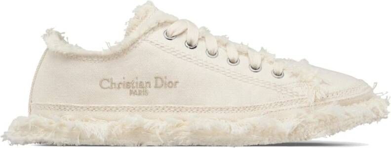 Dior Canvas Sneakers Beige Ss22 Beige Dames Schoenen