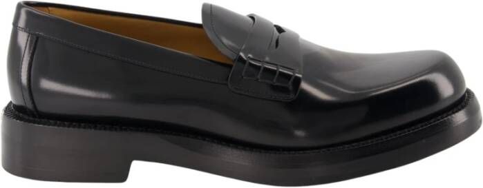 Dior Suède Loafers met Enkelband Black Heren