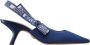 Dior Elegante Slingback Pumps met Strik Detail Blue Dames - Thumbnail 1