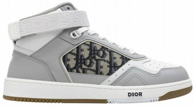 Dior Grijze Sneakers Ss22 Leer Rubber Gray Heren