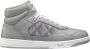 Dior Hoge Diamant Sneakers Vrouwen Leer Gray Dames - Thumbnail 1