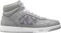 Dior Hoge Diamant Sneakers Vrouwen Leer Rubber Gray Dames - Thumbnail 5