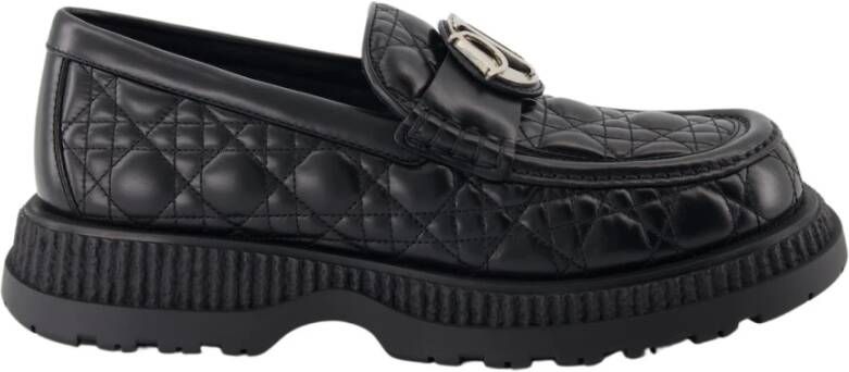 Dior Instap Ronde Neus Oversized Zool Mocassins Black Heren