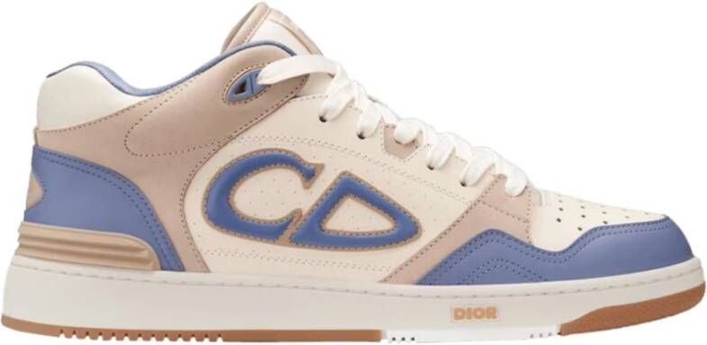 Dior Leren sneakers met geperforeerd detail Multicolor Heren