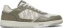 Dior Leren Sneakers met Iconisch Monogram Green Heren - Thumbnail 1