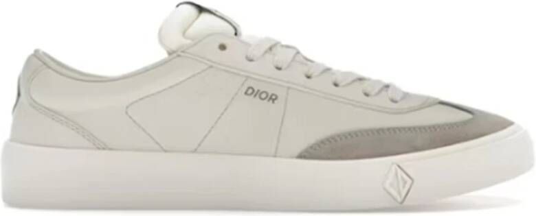 Dior Leren sneakers met rubberen zool Gray Heren