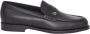 Dior Zwarte Leren Loafers Stijlvolle Herenschoenen Black Heren - Thumbnail 4