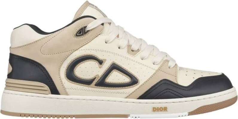 Dior Mid-top Sneakers met Geperforeerd Detail Multicolor Heren