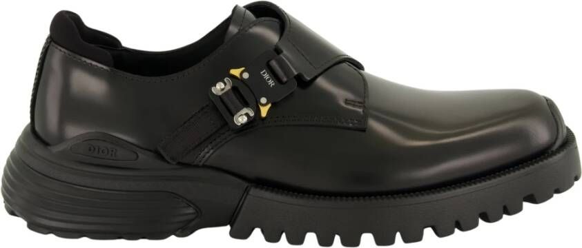 Dior Monk Combat Leren Schoenen Lente-Zomer 2025 Black Heren