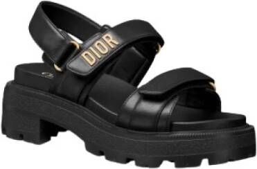 Dior Plateau Sandalen met Anatomische Zool Black Dames