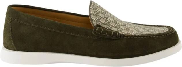 Dior Slip-On Granville Mocassins in Beige Green Heren