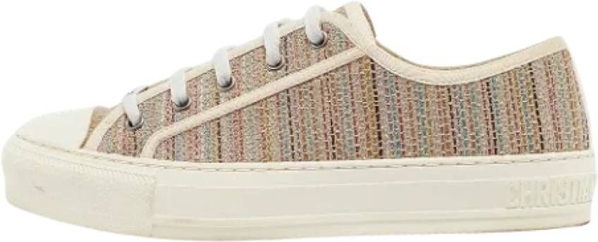 Dior Vintage Pre-owned Canvas sneakers Multicolor Dames