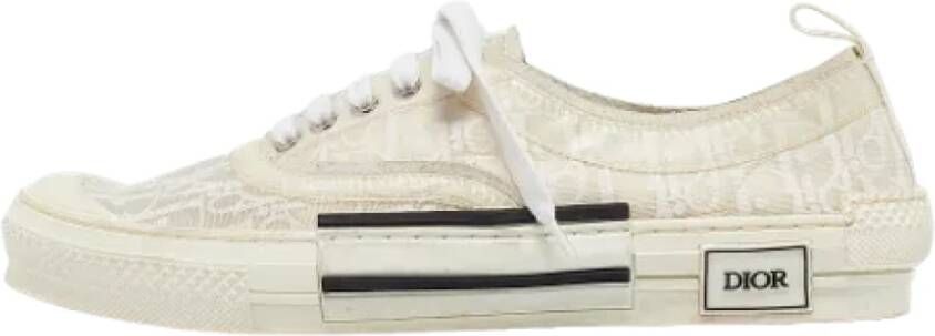 Dior Vintage Pre-owned Canvas sneakers White Heren