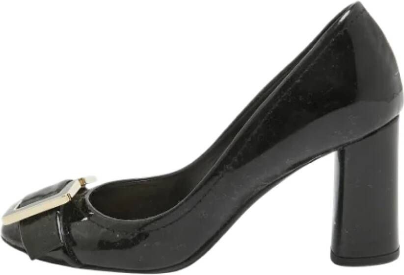 Dior Vintage Pre-owned Leather heels Black Dames