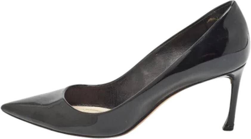 Dior Vintage Pre-owned Leather heels Black Dames