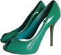 Dior Vintage Pre-owned Leather heels Green Dames - Thumbnail 1