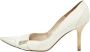Dior Vintage Pre-owned Leather heels White Dames - Thumbnail 1