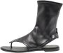 Dior Vintage Pre-owned Leather sandals Black Dames - Thumbnail 1