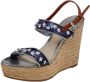Dior Vintage Pre-owned Leather sandals Blue Dames - Thumbnail 1