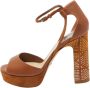 Dior Vintage Pre-owned Leather sandals Brown Dames - Thumbnail 1