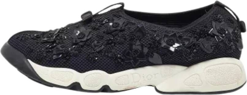 Dior Vintage Pre-owned Mesh sneakers Black Dames