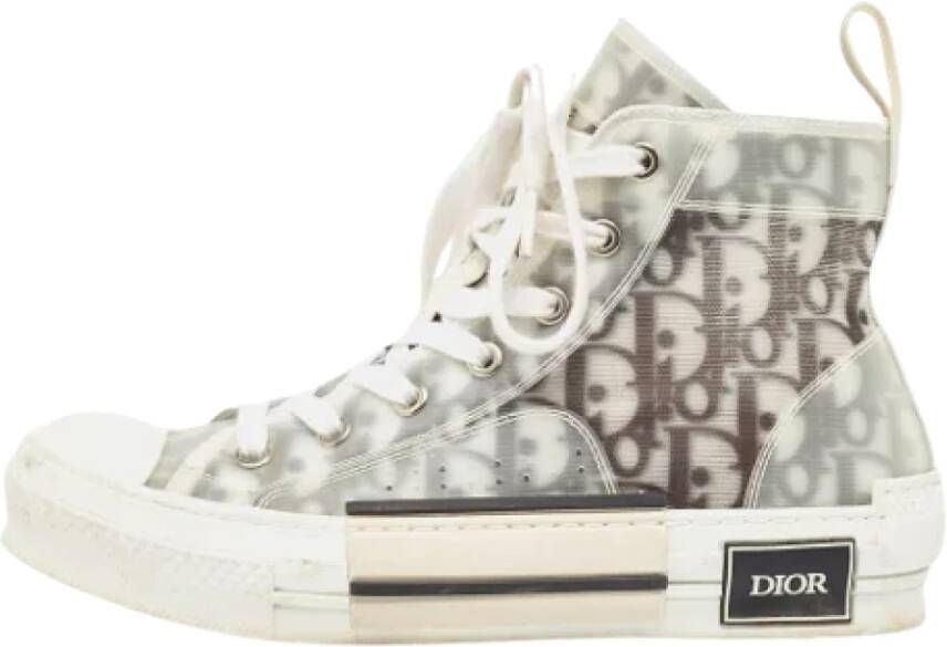 Dior Vintage Pre-owned Mesh sneakers Gray Dames