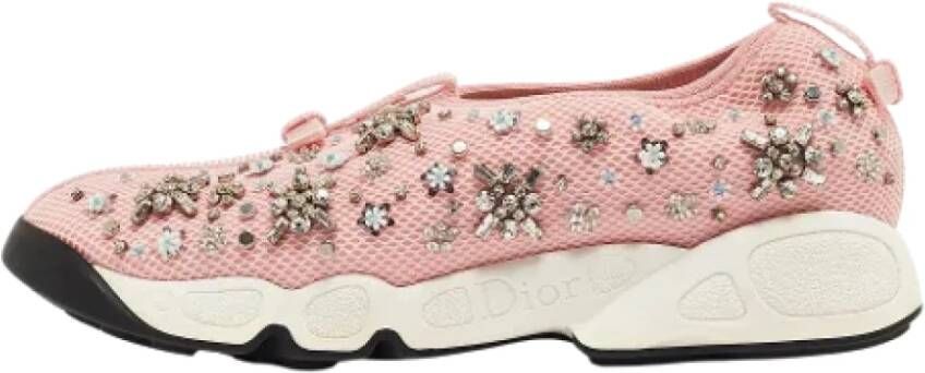 Dior Vintage Pre-owned Mesh sneakers Pink Dames