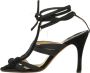 Dior Vintage Pre-owned Satin sandals Black Dames - Thumbnail 1