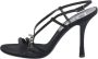 Dior Vintage Pre-owned Satin sandals Black Dames - Thumbnail 1