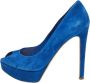 Dior Vintage Pre-owned Suede heels Blue Dames - Thumbnail 1