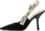 Dior Vintage Pre-owned Velvet heels Black Dames - Thumbnail 1