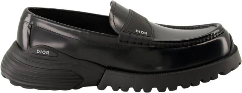 Dior Zwarte Combat Mocassins Collectie 2024 Black Heren